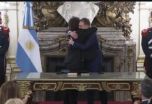 Juró Santilli en la Rosada como nuevo Jefe de Gabinete